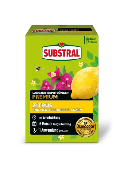 Substral Osmocote Virágtrágya citrus- és mediterrán növényekhez - 750 g